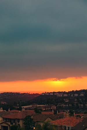 California sunset