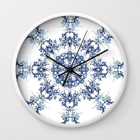 blue-garden-mandala-wall-clocks