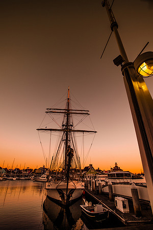 Evening at the marina