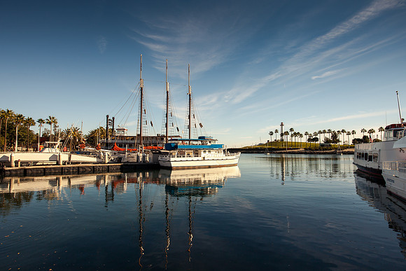 yacht at the pier on a sunny day-2